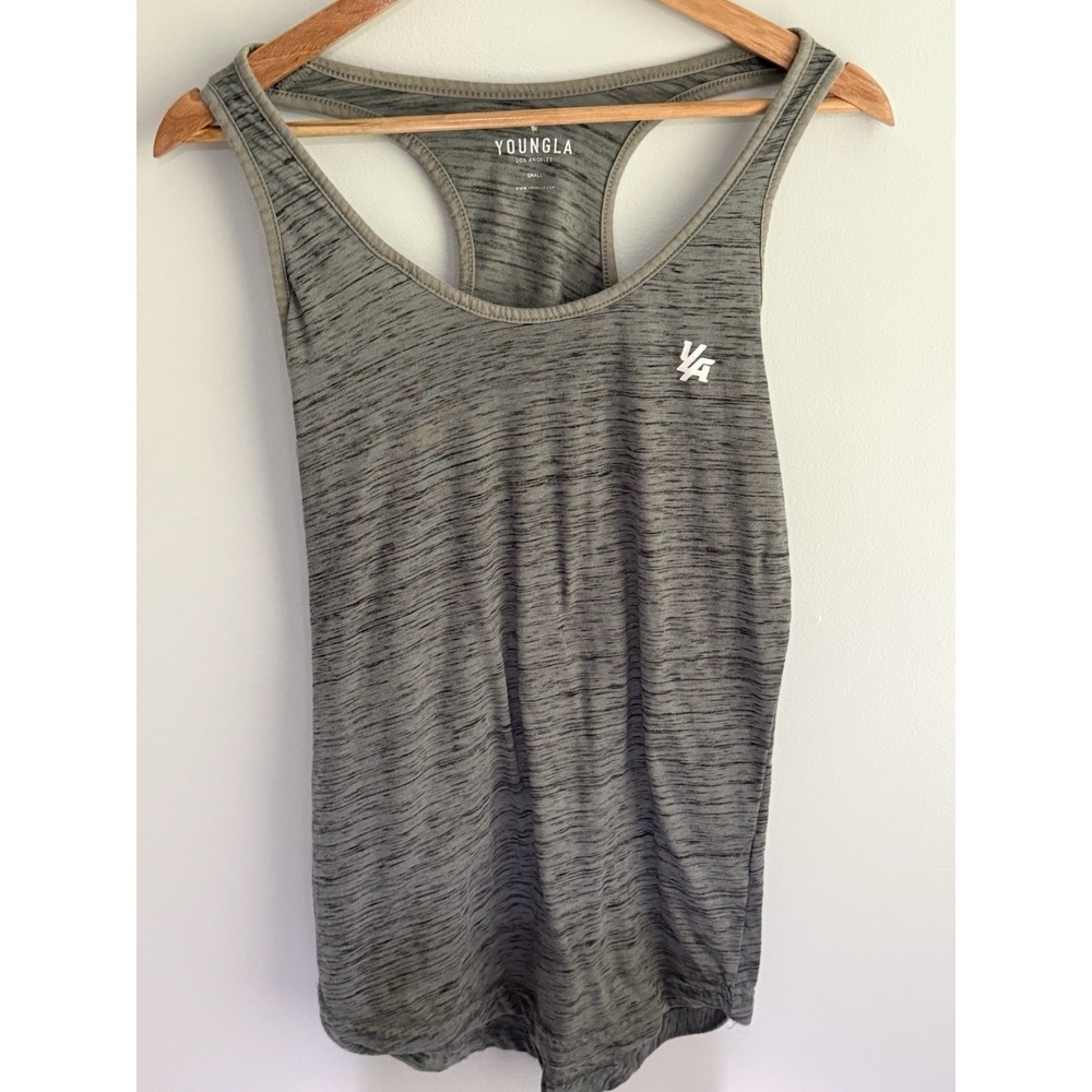 Lot  of 2 YoungLA Stringer Tank Top Men Small Cotton Gym